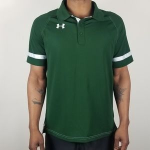 Under Armour green loose fit short sleeve polo